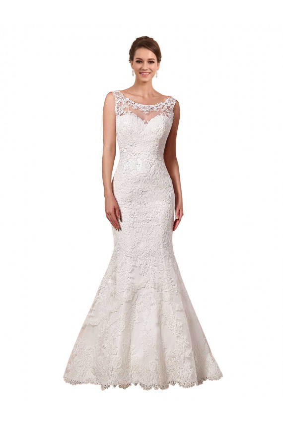 Bateau Illusion Sweetheart Lace Wedding Dress Brisbane