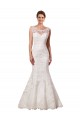 Bateau Illusion Sweetheart Lace Wedding Dress Brisbane