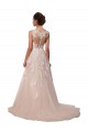 Sweetheart A-Line Tulle Wedding Dress with Lace Illusion Back Brisbane