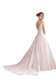 Off the Shoulder Sweetheart Ball Gown Satin Wedding Dress Brisbane