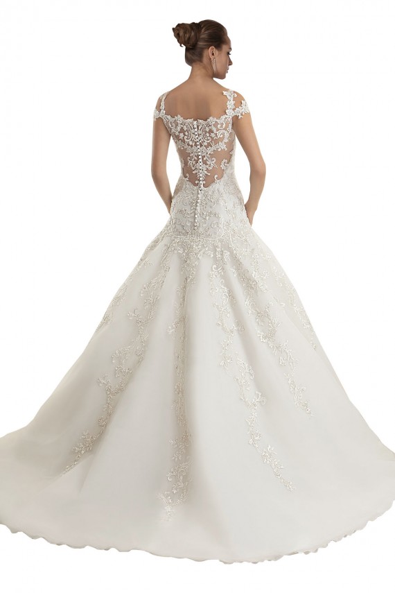 Off the Shoulder Mermaid Lace Tulle Wedding Dress Brisbane