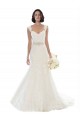 Off the Shoulder Mermaid Lace Beach Wedding Dress with Beaded Belt Brisbane