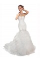 Sweetheart Mermaid Cascading Organza Wedding Dress Brisbane