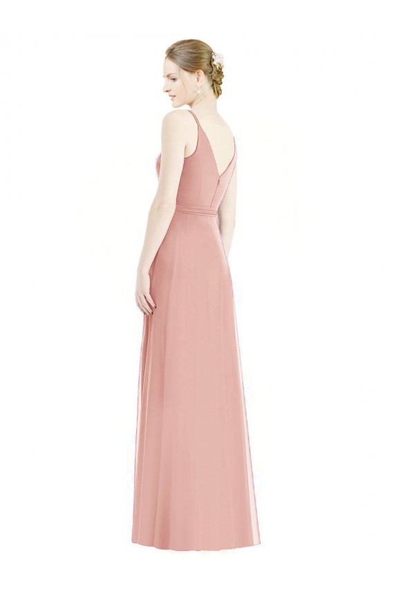 Romantic Full length Long Chiffon Bridesmaid Dress Brisbane