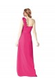 Full Length One Shoulder Chiffon Bridesmaid Dress Brisbane