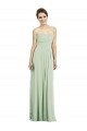 Full Length Strapless Chiffon Bridesmaid Dress with Sweetheart Neckline Brisbane