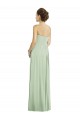 Full Length Strapless Chiffon Bridesmaid Dress with Sweetheart Neckline Brisbane