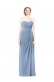 Strapless Long Chiffon Bridesmaid Dress with Sweetheart Neckline Brisbane