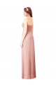 Long Chiffon Sweetheart Bridesmaid Dress with Twist Bodice Brisbane
