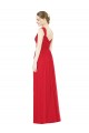 Full-Length Long Chiffon Bridesmaid Dress with Side Front Slit Brisbane