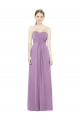 Sweetheart Neckline Strapless Chiffon Bridesmaid Dress with Wrap Pleat Brisbane