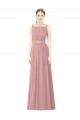 High Neck Chiffon Bridesmaid Dress with Low Back Brisbane