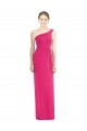 One Shoulder Long Chiffon Bridesmaid Dress Brisbane