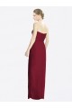 Strapless Sweetheart Long Chiffon Bridesmaid Dress Brisbane