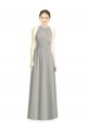 Draped Keyhole Long Chiffon Bridesmaid Dress Brisbane