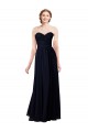 Strapless Chiffon Bridesmaids Dress with a Beaded Lace Sweetheart Bodice Brisbane