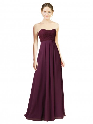 Dreamy Lace Over Chiffon Bridesmaid Dress Brisbane