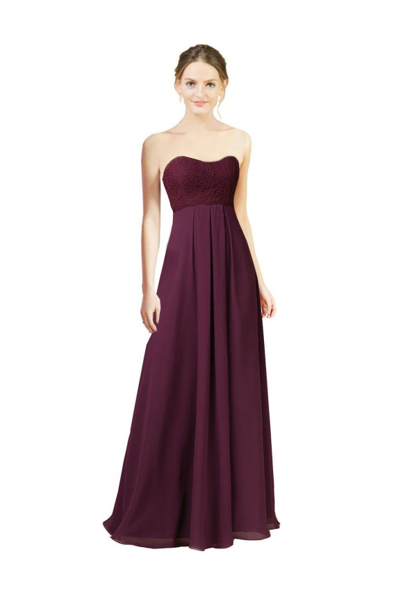 Dreamy Lace Over Chiffon Bridesmaid Dress Brisbane