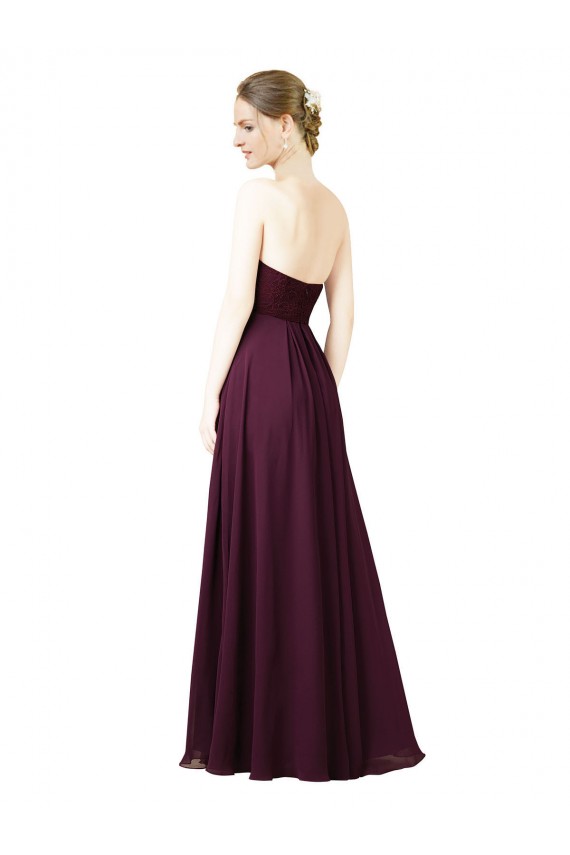 Dreamy Lace Over Chiffon Bridesmaid Dress Brisbane