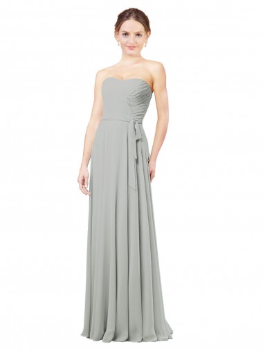 Delicately Draped Chiffon Bridesmaid Dress Brisbane