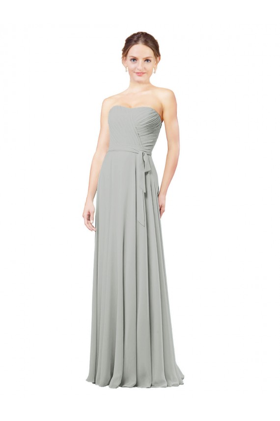 Delicately Draped Chiffon Bridesmaid Dress Brisbane