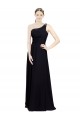 Sweetheart Chiffon Bridesmaid Dress with Beaded One Shoulder Strap Brisbane