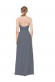 Twisted Waist Pleats Sweetheart Long Chiffon Bridesmaid Dress Brisbane