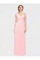 One Shoulder Twisted Waist Sweetheart Chiffon Bridesmaid Dress Brisbane