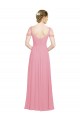 Sweetheart Long Chiffon Bridesmaid Dress with Off the Shoulder Straps Brisbane
