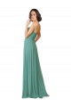 Spaghetti Straps Sweetheart A-Line Chiffon Bridesmaid Dress Brisbane