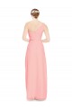 One Shoulder Sweetheart Neckline Long Chiffon Bridesmaid Dress Brisbane