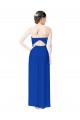 Strapless Sweetheart Keyhole Back Long Chiffon Bridesmaid Dress Brisbane