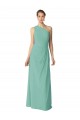 Long Chiffon One Shoulder Full Length Bridesmaid Dress Brisbane