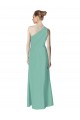 Long Chiffon One Shoulder Full Length Bridesmaid Dress Brisbane