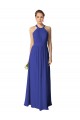 Long Full Length Chiffon Halter Bridesmaid Dress Brisbane