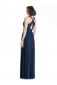 Cut Out Back Long Chiffon V-Neck Bridesmaid Dress Brisbane