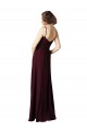 V-Neck Chiffon Bridesmaid Dress with Twist Front Bodice Brisbane