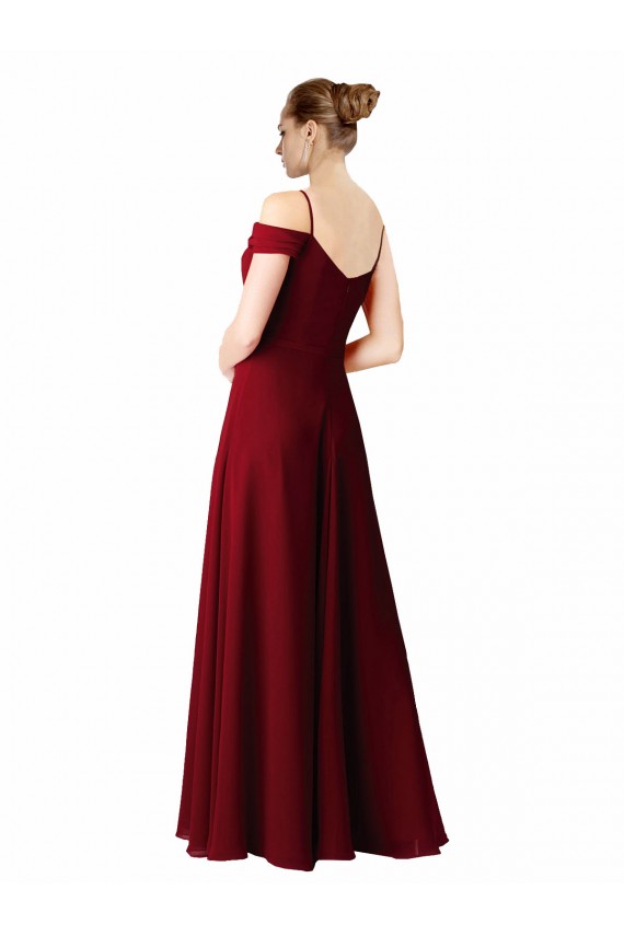Chiffon with Beaded Embroidery Bridesmaid Dress Brisbane