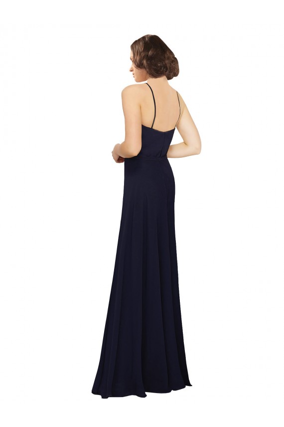 Chiffon Bridesmaids Dress with Scoop Neckline Brisbane
