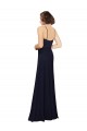 Chiffon Bridesmaids Dress with Scoop Neckline Brisbane