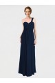 Full Length Long Chiffon Bridesmaid Gown with Sweetheart Neckline Brisbane