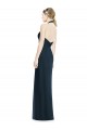 V-Neck Halter Chiffon Bridesmaid Dress with Side Front Slit Brisbane