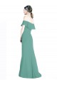 Off the Shoulder Bohemian Chiffon Bridesmaid Dress Brisbane