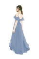 Pleated One Shoulder A-Line Chiffon Bridesmaid Dress Brisbane