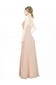 Chiffon Bridesmaids Dress with Matching Chiffon Tie Sash Brisbane