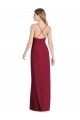 Pleated Skirt Chiffon Maxi Bridesmaid Dress with Pockets Brisbane