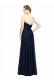 Strapless Sweetheart Long Chiffon Bridesmaid Dress Low Back Brisbane