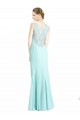 Ruched Bodice Sweetheart Chiffon Bridesmaid Dress with Lace Back Brisbane