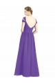 Off the Shoulder Cap Sleeves Chiffon Bridesmaid Dress with Pleats Brisbane