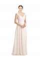 Sweetheart A-Line Chiffon Bridesmaid Dress with Ruched Lace Bodice Brisbane